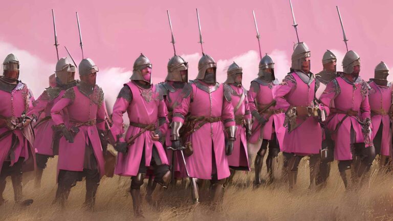 Not all warriors wear in black The Pink Shoes